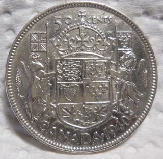1940 Canada Fifty Cents (georgivs Vi) photo