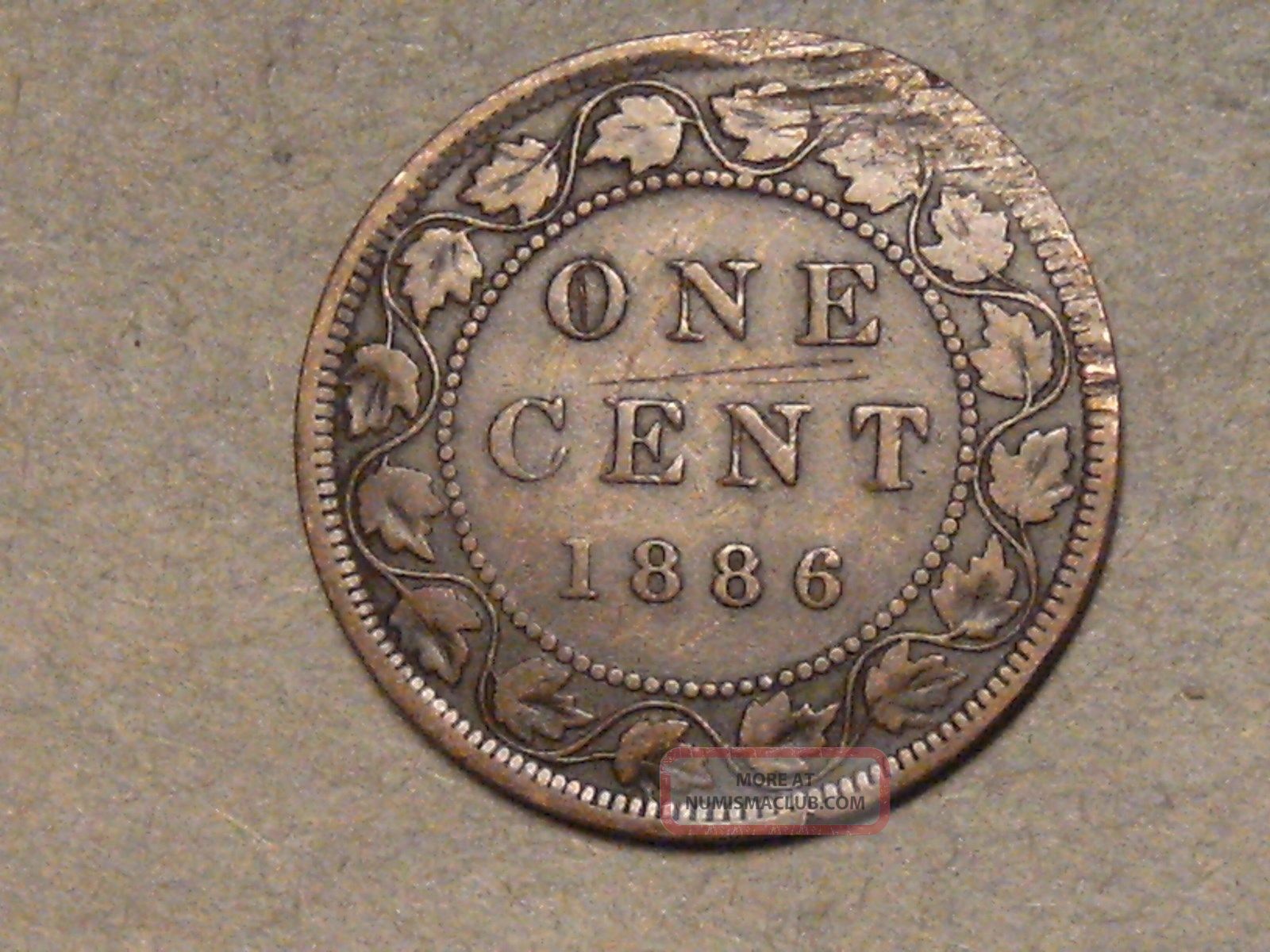 1886 Canadian Large Cent 2264b Coins: Canada photo
