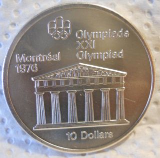 1974 Canada Montreal 1976 Xxi Olympiad Ten Dollars (elizabeth Ii) photo