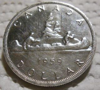 1959 Canada One Dollar (elizabeth Ii) photo