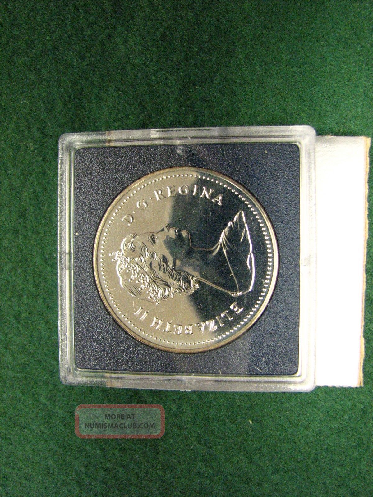 1987 Canada Silver Dollar John Davis Ship Silver Coin Brilliant Uncirculated