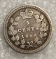 1858 Canada Five Cents Coin,  Vg Coins: Canada photo 5