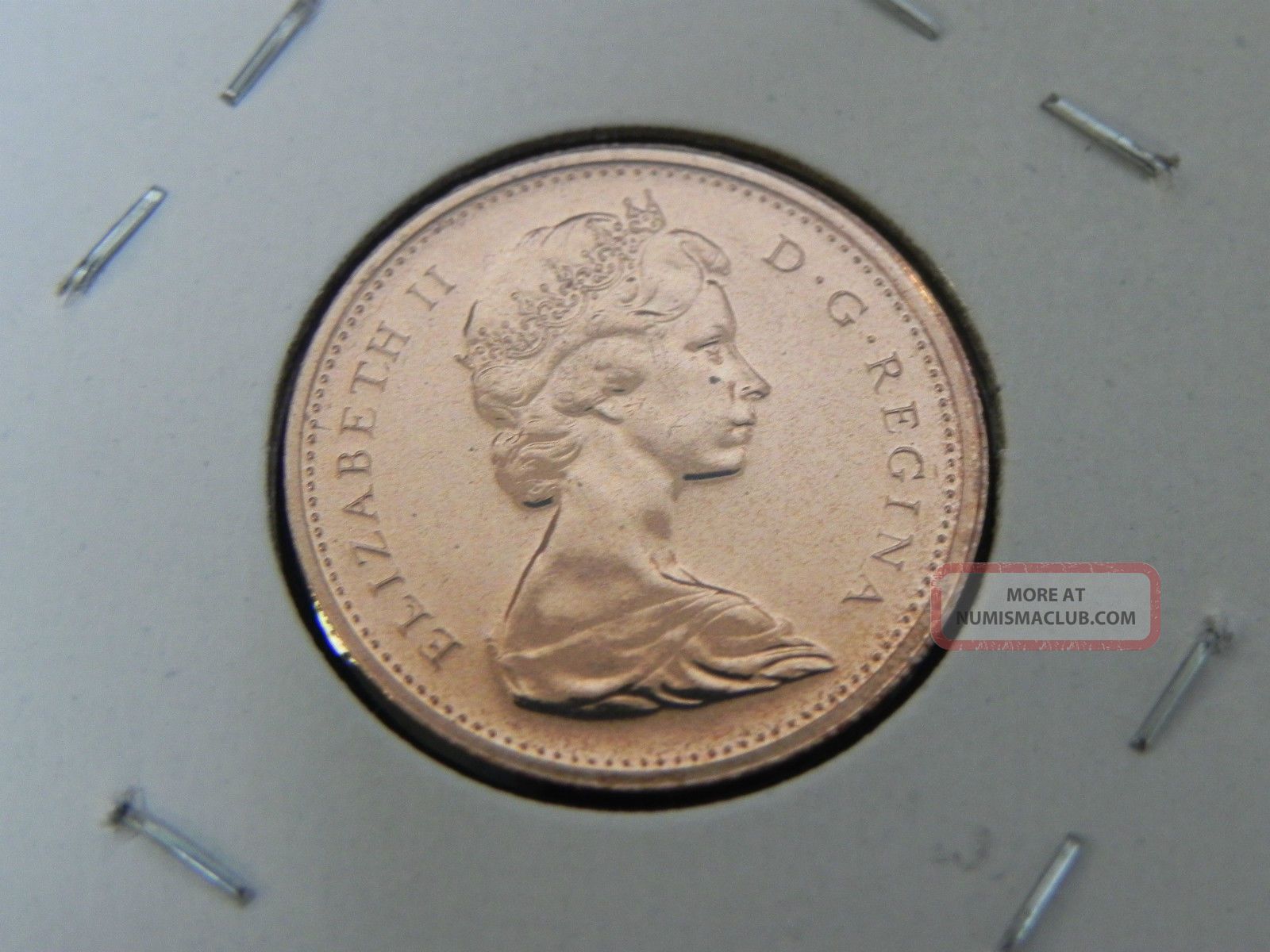 1976 Specimen Red Canadian Canada Maple Leaf Elizabeth Ii Penny One 1 Cent 1976-specimen-red-canadian-canada-maple-leaf-elizabeth-ii-penny-one-1-cent