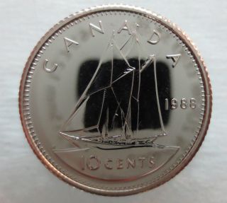 1988 Canada 10 Cents Proof - Like Coin photo