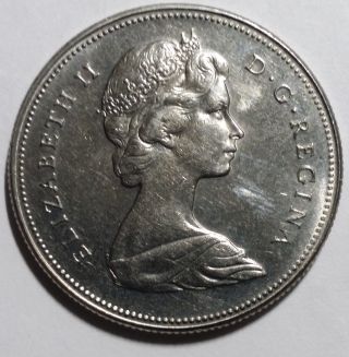 1873 - 1973 Commemorative One Dollar Canada Coin photo