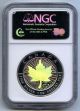 2001 Canada Silver Maple Leaf - Good Fortune - 1 Oz.  $5 Coin Ngc Sp 68 Coins: Canada photo 3