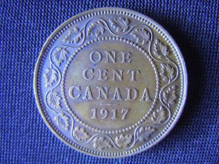 1917 - Canada - Large - One Cent - Coin - - Canadian - Penny - World - 14m photo