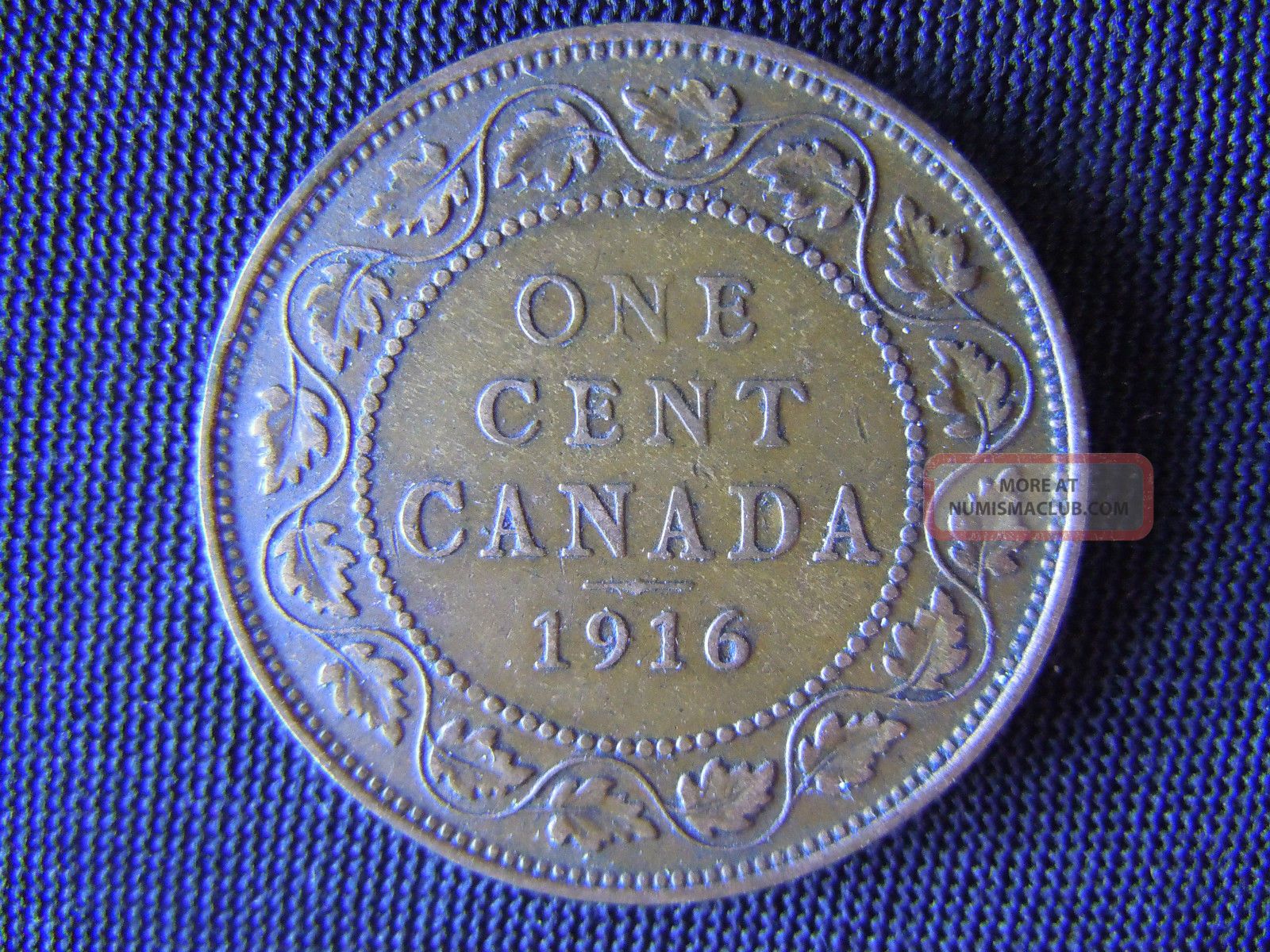 1916 - Canada - Large - One Cent - Coin - - Canadian - Penny - World - 13m Coins: Canada photo