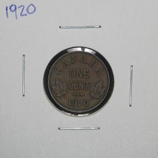 1920 Canada 1 Cent Coin photo
