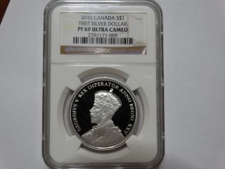 1935 - 2010 Canada Silver $1 Ngc Pf69ucam Limited Edition 
