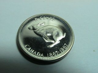 1967 Canadian Pl Nickel 