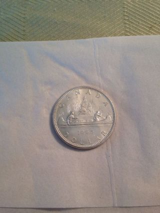 1965 Canadian Silver Dollar photo