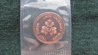 2006 Canadian Penny Small Cent Test Token - Rare photo