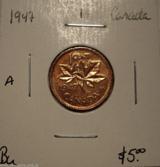 A Canada George Vi 1947 Small Cent - Bu photo