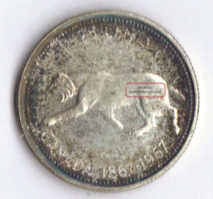 1967 Canadian Centennial Silver Quarter Pendant In Sterling Silver Bezel