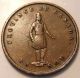 1852 Token Of The Province Of Canada Half Penny Quebec Bank Token Coins: Canada photo 1