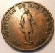 1837 Token Of Lower Canada Half Penny Token City Bank Coins: Canada photo 1