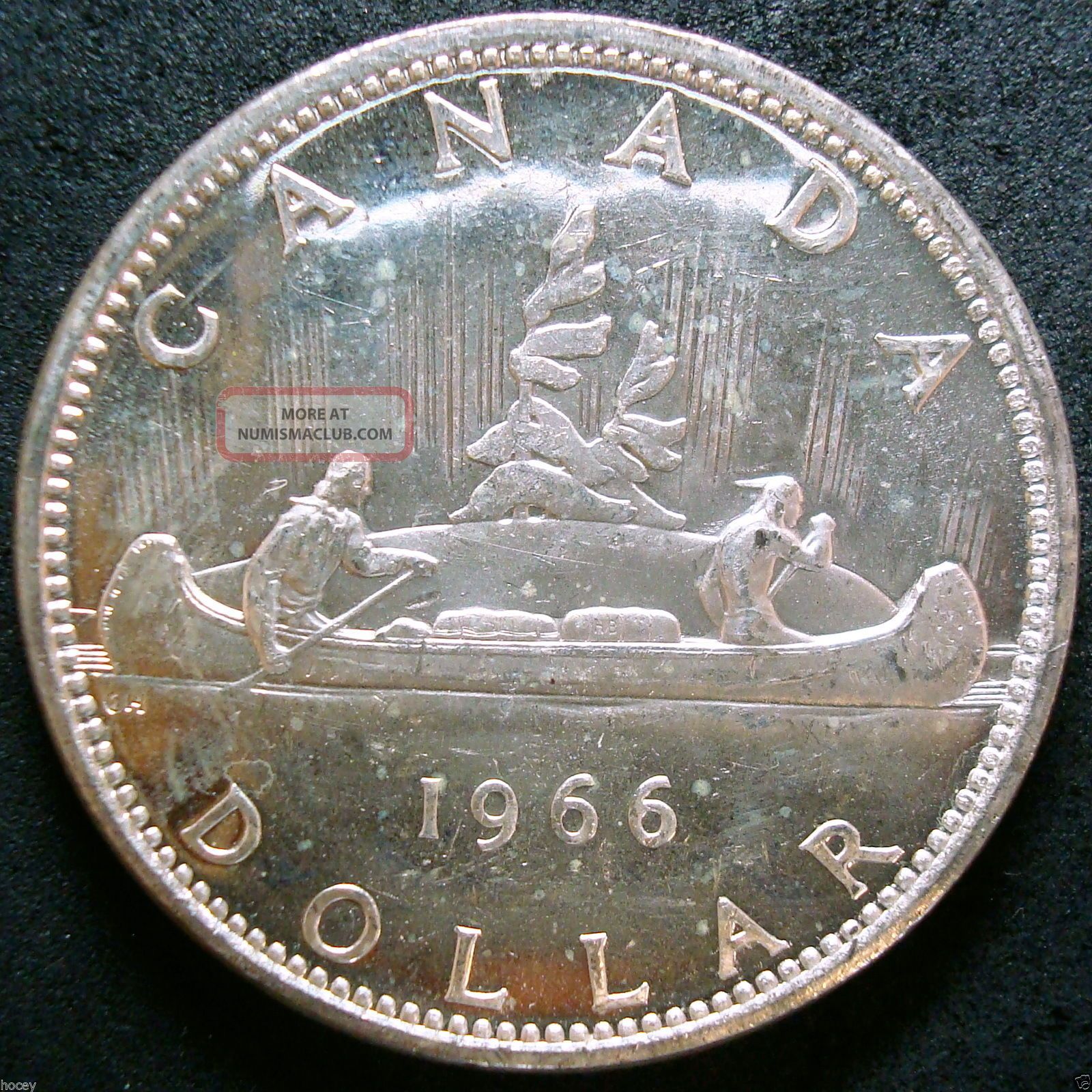 1966 Canada Silver Dollar Coin 1966-canada-silver-dollar-coin