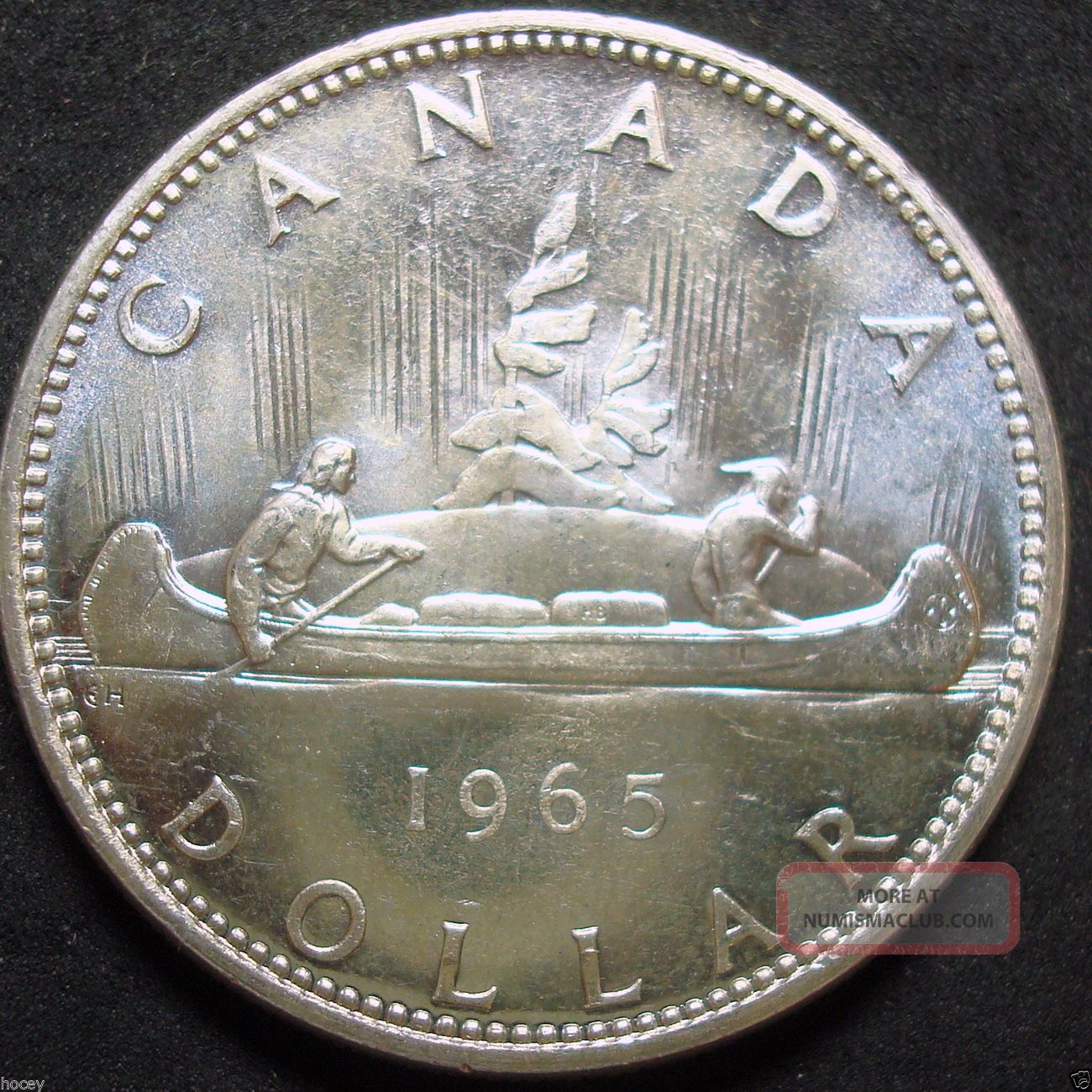 1965 Canada Silver Dollar Coin
