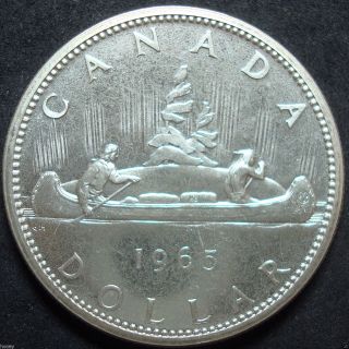 1965 Canada Silver Dollar Coin photo