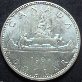 1965 Canada Silver Dollar Coin photo