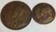 A 1920 Canada Large Cent And Small Cent - Coins: Canada photo 3