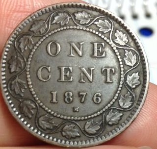 1876 - H - Canada Large Cent - photo