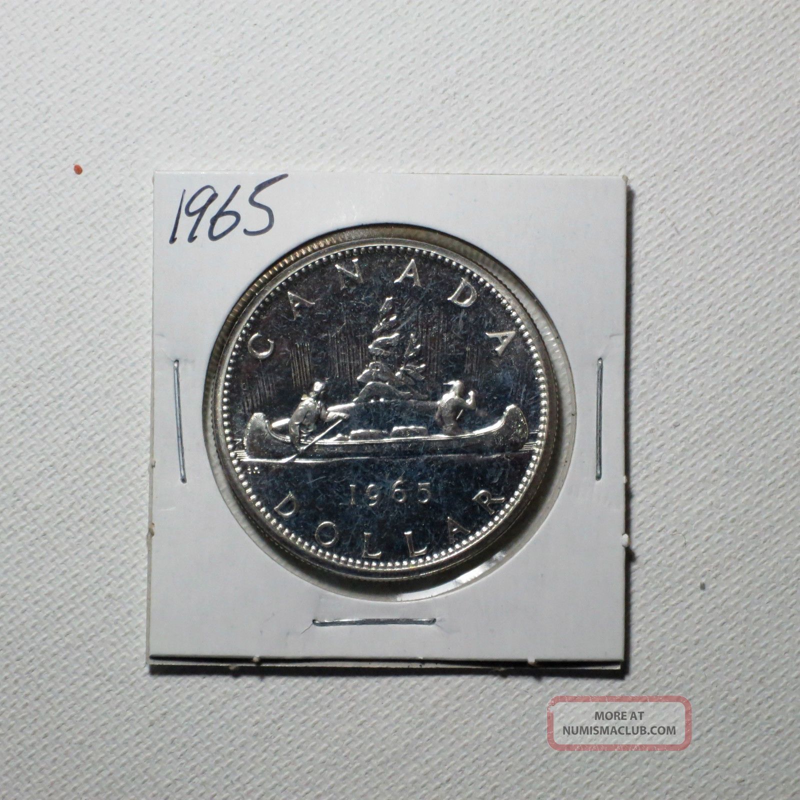 Canadian Silver Dollar Year 1965 Coins: Canada photo