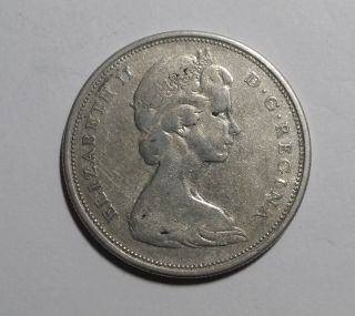 1966 50 Cent Silver Canada Coin photo