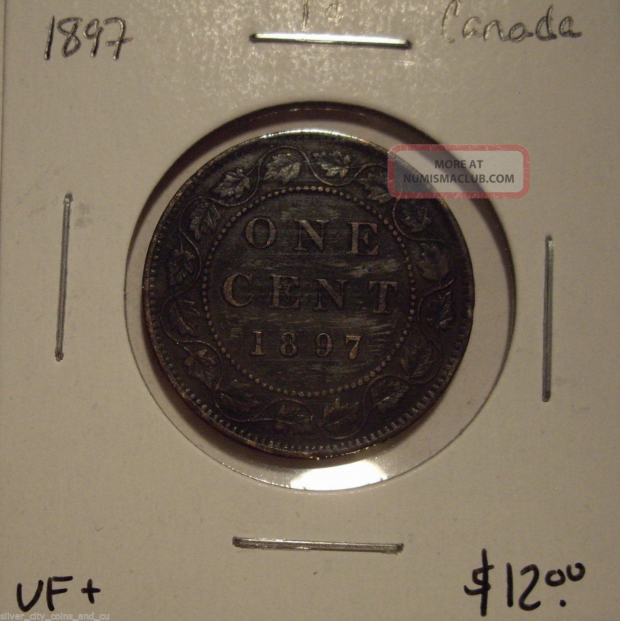 Canada Victoria 1897 Large Cent - Vf, Coins: Canada photo