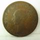 1843 Nova Scotia Halfpenny Token Canada Queen Victoria Better Date Coins: Canada photo 1