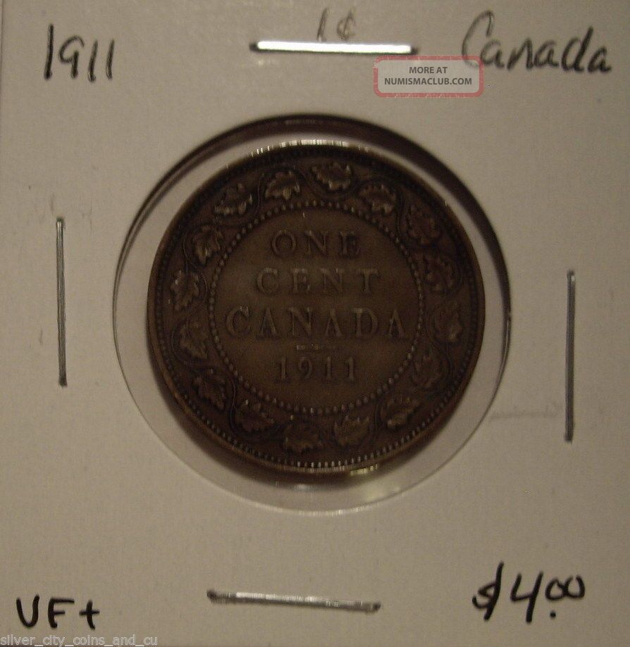 Canada George V 1911 Large Cent - Vf, Coins: Canada photo