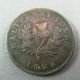 1824 Nova Scotia Halfpenny Token Canada King George Iiii Better Date Coins: Canada photo 2