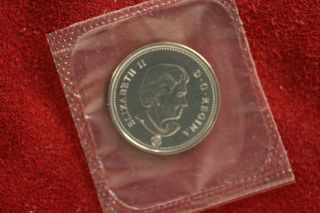 2007 Canada 5 Cents (nickel) With Obverse Logo - In Plastic photo