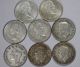 8 Canada Silver Half Dollars - 1941,  1942,  1946,  1950 1958,  1963,  1965 (2) Coins: Canada photo 1