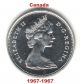 1867 - 1967 Canada,  Quarter - Silver Proof Confederation Centennial Coin Coins: Canada photo 2