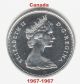 1867 - 1967 Canada,  Quarter,  Dime - Silver Proof Confederation Centennial Coins: Canada photo 2