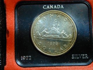 1972 $1 Voyageur (golden Toning) Canada Dollar photo