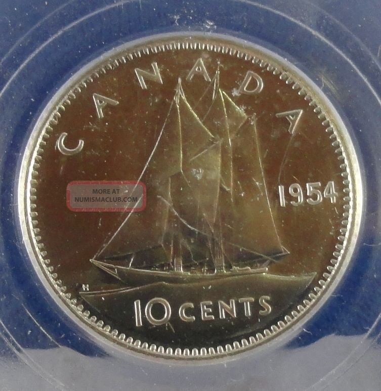 Canada 10 Cents 1954 Coins: Canada photo