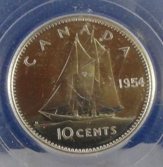 Canada 10 Cents 1954 photo