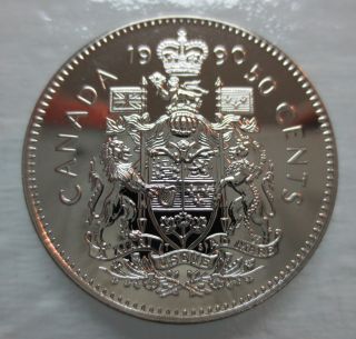 1990 Canada 50 Cents Proof - Like Coin photo