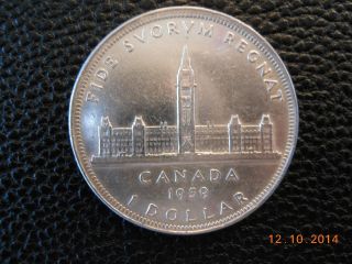 1939 Commemorative Canada Silver Dollar photo