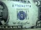 $5 1953 Silver Certificate Note.  Take A Look Small Size Notes photo 5