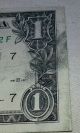 2009 $1 Ink Error Small Size Notes photo 5