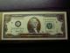 2003 22 Karat Gold Leaf$2 Dollar Legal Tender Banknote Small Size Notes photo 2