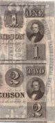 Obsolete Currency/new Orleans,  Jackson & Great Northern Rail Road Company $2 Paper Money: US photo 1
