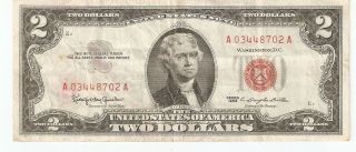 Series 1963 $2.  00 Bill photo