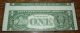 1985 Uncirculated Miscut $1 Federal Reserve Note Error Currency Bill Paper Money: US photo 1