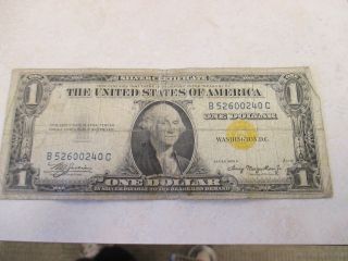 $1 1935 A Silver Certificate Note North Africa - Wwii Emergency Issue - Midgrade photo