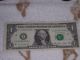 2009 Circulated U.  S.  One Dollar Fed Reserve Note Partial Ladder F13456783g Small Size Notes photo 2